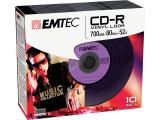 Emtec CD-R Vinyl Look 700MB 10pcs 52x Slim Classic снимка №5
