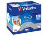 Оптично устройство ( записвачка) за компютър Verbatim BD-R SL 25GB 6x Printable 10 Pack Jewel Case 10pcs