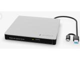 Gembird External Slim DVD-USB-031 white USB-C снимка №3