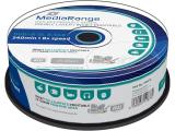 оптични устройства MediaRange DVD+R DL 8x 25pcs Cake Inkjet Fullsurface Printable