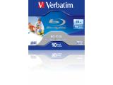 Verbatim BD-R DL 50GB 6x - Wide Printable No ID Brand - 10 Pack Jewel Case снимка №2 Verbatim BD-R DL 50GB 6x - Wide Printable No ID Brand - 10 Pack Jewel Case снимка №2