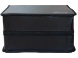 оптични устройства MediaRange Media storage wallet for 500 discs, synthetic leather, black