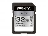 PNY Elite SDHC Class 10 UHS-1/ U1 32GB снимка №2
