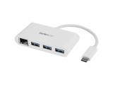 Описание и цена на USB Hub StarTech    3-Port USB-C Hub with Gigabit Ethernet