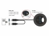 DeLock In-Desk Hub 4 Port USB 3.0 снимка №4 DeLock In-Desk Hub 4 Port USB 3.0 снимка №4