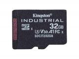 Флашка ( флаш памет ) Kingston Industrial microSDHC UHS-I Speed Class U3, V30, A1 SDCIT2/32GBSP