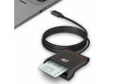 ACT External USB-C SmartCard eID Card Reader, black  снимка №2