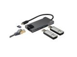 HAMA USB-C Hub, Multiport, 5 Ports, 2 x USB-A, USB-C, HDMI, LAN/Ethernet  снимка №2