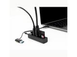 DeLock 3 Port USB 3.2 Gen 1 Hub + SD and Micro SD Card Reader with USB Type-C or USB Type-A  снимка №3