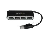 Флашка ( флаш памет ) StarTech 4-Port Portable USB 2.0 Hub with Built-in Cable
