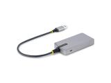StarTech 3-Port USB Hub with Ethernet - 3x USB-A Ports - Gigabit Ethernet (RJ-45) - USB 3.0 5Gbps  снимка №2