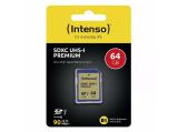 64GB Intenso SDXC UHS-I Premium снимка №2 Intenso SDXC UHS-I Premium 64GB снимка №2