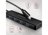 Axagon HUE-C1C 4x USB3.2 Gen 1 Travel hub снимка №2 Axagon HUE-C1C 4x USB3.2 Gen 1 Travel hub снимка №2