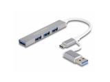 Описание и цена на USB Hub DeLock  USB хъб USB-C / USB-A - 3 x USB-A 2.0 + 1 x USB-A 5 Gbps