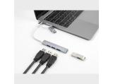 DeLock USB хъб USB-C / USB-A - 3 x USB-A 2.0 + 1 x USB-A 5 Gbps  снимка №3