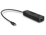 Lindy USB 3.2 Type C Hub & Gigabit Ethernet Converter  снимка №2
