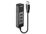 Lindy USB 3.0 Hub & Gigabit Ethernet Converter  снимка №2