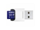 Samsung PRO Plus, microSDXC, UHS-I U3, V30, A2, Адаптер, USB четец 128GB снимка №3