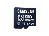 Описание и цена на Memory Card Samsung 128GB PRO Ultimate microSDXC, UHS-I, U3, V30, A2, Адаптер