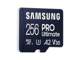 Описание и цена на Memory Card Samsung 256GB PRO Ultimate microSDXC UHS-I U3 V30 A2, Адаптер