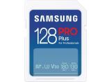 Samsung PRO Plus, SD Card, UHS-I, U3, V30 , USB Четец, Бяла 128GB снимка №3