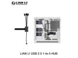 Lian-Li PW-U2TPAB USB 2.0 1-към-3 Hub - Бяло снимка №5 Lian-Li PW-U2TPAB USB 2.0 1-към-3 Hub - Бяло снимка №5