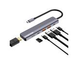 Canyon 6 Ports USB-C HUB DS-17 CNS-TDS17 снимка №3 Canyon 6 Ports USB-C HUB DS-17 CNS-TDS17 снимка №3
