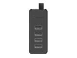 Orico USB2.0 HUB 4 port - USB/Micro USB input, Black снимка №2 Orico USB2.0 HUB 4 port - USB/Micro USB input, Black снимка №2