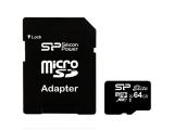 Описание и цена на Memory Card Silicon Power 64GB Elite R85 microSDXC Kit, UHS-I, Class 10