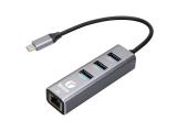 VCom Docking USB Type-C to USB3.0 x 3 + LAN  снимка №2
