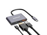 Canyon hub DS-4 3in1 USB-C Grey, CNS-TDS4 снимка №5 Canyon hub DS-4 3in1 USB-C Grey, CNS-TDS4 снимка №5
