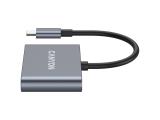 Canyon hub DS-3 3in1 USB-C Dark Grey снимка №4 Canyon hub DS-3 3in1 USB-C Dark Grey снимка №4