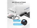 Orico хъб USB 3.0 HUB Clip Type 4 port - aux Micro-USB power input, Black снимка №6 Orico хъб USB 3.0 HUB Clip Type 4 port - aux Micro-USB power input, Black снимка №6