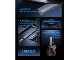 Orico HUB USB-C 5 port - USB3.0 x 1, USB2.0 x 2, USB-C x 2, Aluminium снимка №4 Orico HUB USB-C 5 port - USB3.0 x 1, USB2.0 x 2, USB-C x 2, Aluminium снимка №4