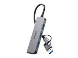 Описание и цена на USB Flash Orico  HUB USB-C/USB-A 4 port - USB3.0 x 1, USB2.0 x 3, Aluminium