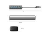Orico HUB USB3.0 4 port, Aluminium, Grey - PDD4U-U3-015-GY снимка №2 Orico HUB USB3.0 4 port, Aluminium, Grey - PDD4U-U3-015-GY снимка №2