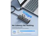 Orico HUB USB3.0 4 port, Aluminium, Grey - PDD4U-U3-015-GY снимка №5 Orico HUB USB3.0 4 port, Aluminium, Grey - PDD4U-U3-015-GY снимка №5