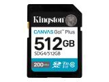 Флашка ( флаш памет ) Kingston Canvas Go! Plus SDXC Class 10, UHS-I, U3, V30 4K UHD SDG4/512GB