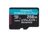 Kingston Canvas Go! Plus microSDXC A2 U3 V30 Card 256GB Memory Card microSDXC. Цени и детайли. Kingston Canvas Go! Plus microSDXC A2 U3 V30 Card 256GB Memory Card microSDXC Цена и описание.