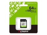 64GB Kingston Canvas Select Plus SD memory card SD Class 10, UHS-I, U1/U3 SDS3/64GB снимка №3 Kingston Canvas Select Plus SD memory card SD Class 10, UHS-I, U1/U3 SDS3/64GB 64GB снимка №3