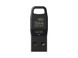 Флашка ( флаш памет ) Team Group S5 USB 3.2 Gen1 FLASH DRIVE BLACK TS5364GB01