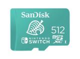 Нови модели и предложения за флашка Sandisk CARD 512GB SanDisk Nintendo Switch MicroSDXC 100MB/s Mint Green +Adapter NEW