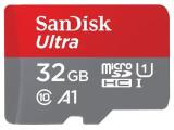 Описание и цена на Memory Card SanDisk 32GB Ultra MicroSDHC Class 10 UHS-I  A1 inkl. Adapter