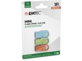 Emtec D250 MINI 2.0 3pcs 16GB USB Flash USB 2.0 Цена и описание.