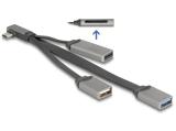 DeLock 2 Port USB Hub including SD and Micro SD Card Reader with USB Type-C connector  снимка №2