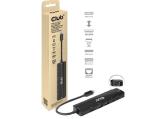 Флашка ( флаш памет ) Club 3D USB-C5Gbps 6-in-1 Hub with HDMI 8K30Hz-4K120Hz, 2xUSB Type-A, RJ45 and 2xUSB-C, Data and PD charging 100W