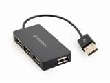 Gembird 4-port USB hub, black UHB-U2P4-04  снимка №2