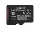 Флашка ( флаш памет ) Kingston microSDXC Canvas Select Plus Gen3 A1 no Adapter, SDCS3/512GBSP