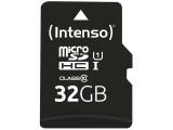 Описание и цена на Memory Card Intenso 32GB MicroSDHC UHS-I U1 Class 10 3424480