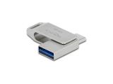 DeLock Memory Stick USB 5 Gbps USB-C + Type-A - Metal Housing, 54076 128GB USB Flash USB-A/USB-C 3.2 Цена и описание.